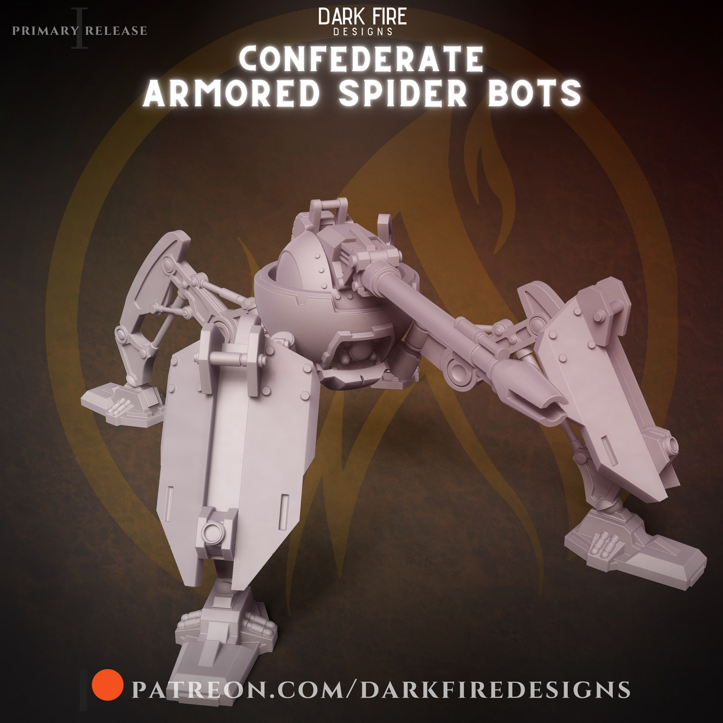 Confederate Armored Spider Bot