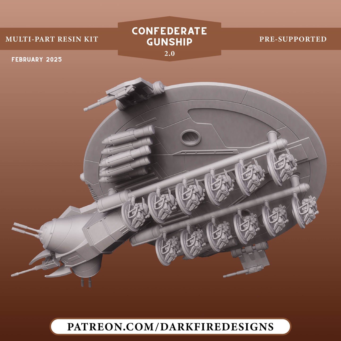 Confederate Gunship