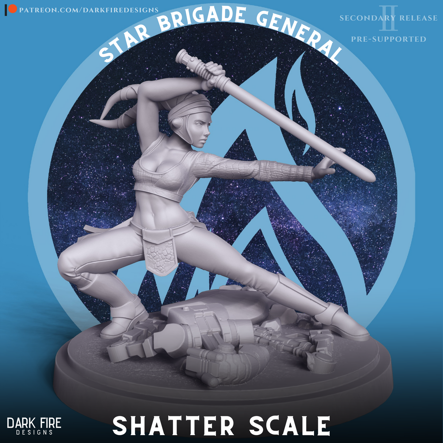 Star Brigade General Shatter Scale