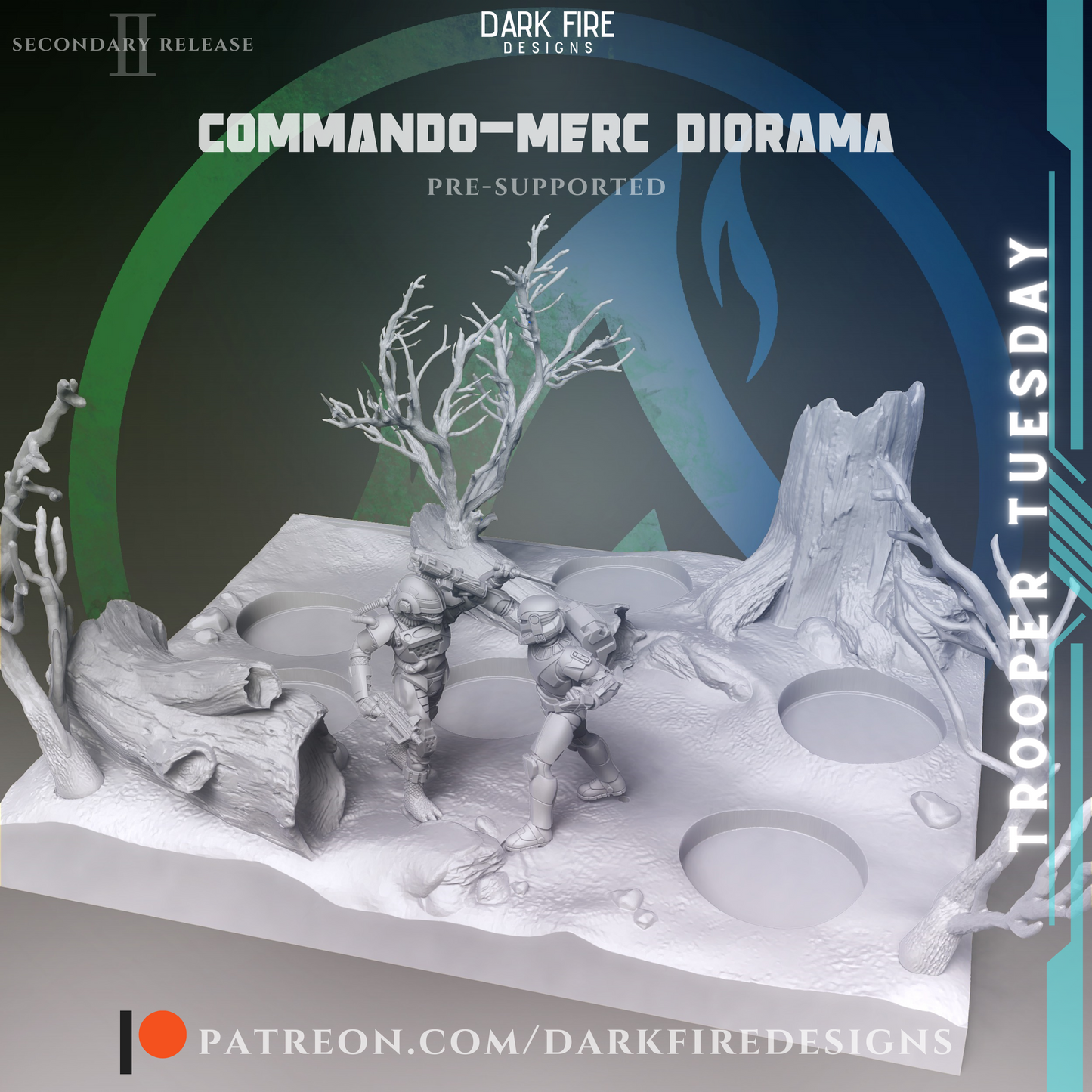 Commando Merc Diorama