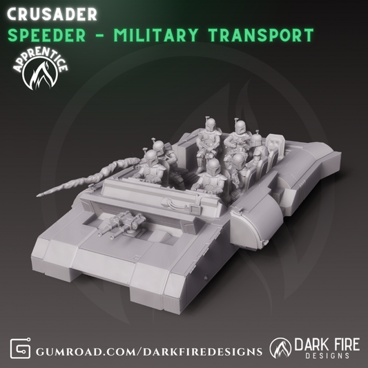 Crusader Speeder - Military Transport