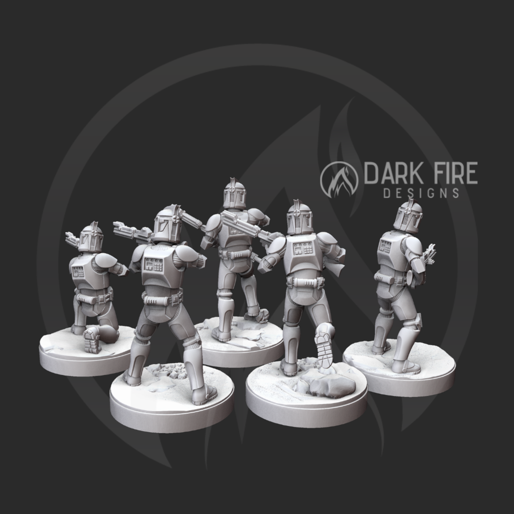 Republic Trooper Rifle Squad