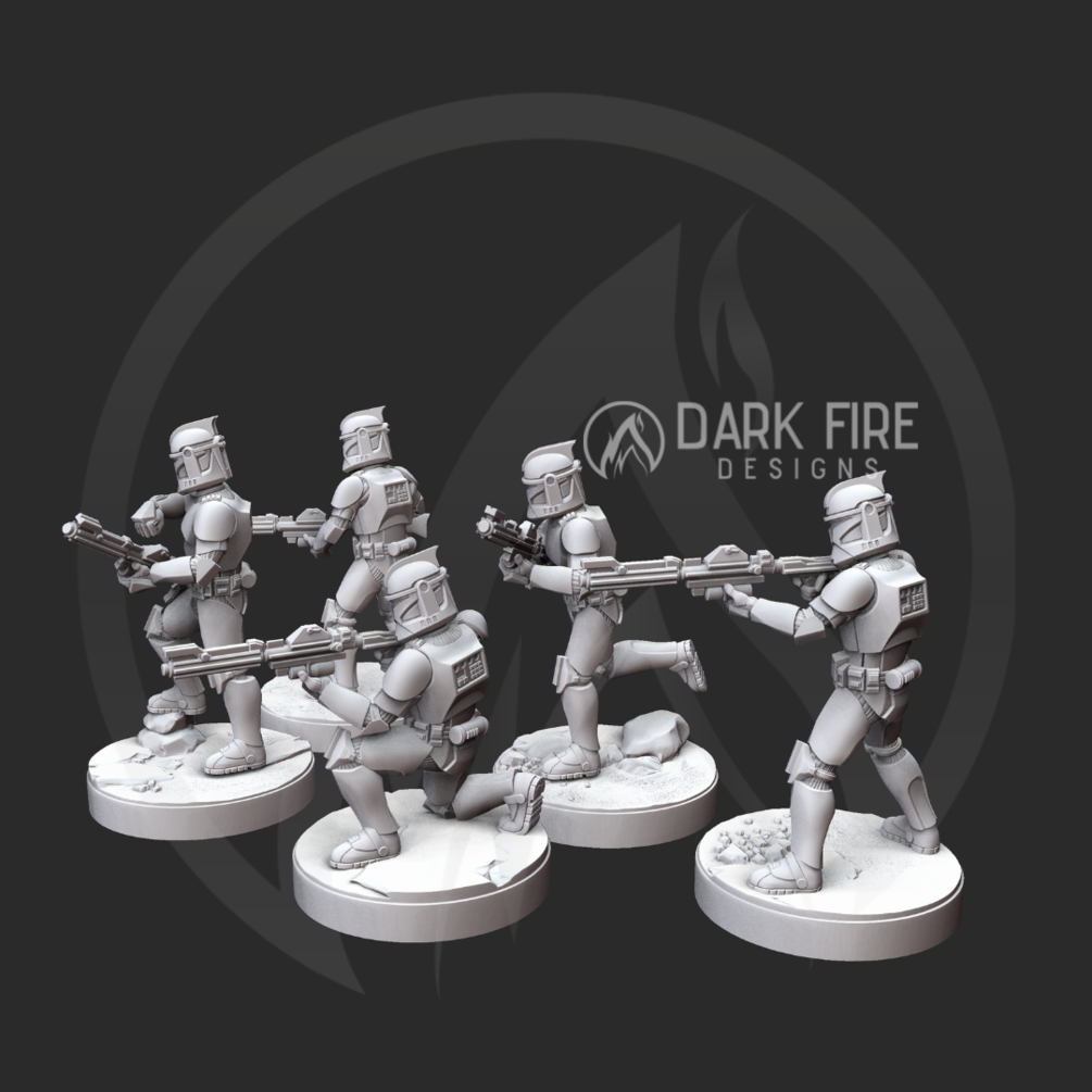Republic Trooper Rifle Squad