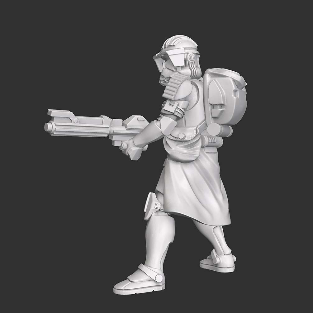 Battlefront Heavy Trooper with Rifle STL