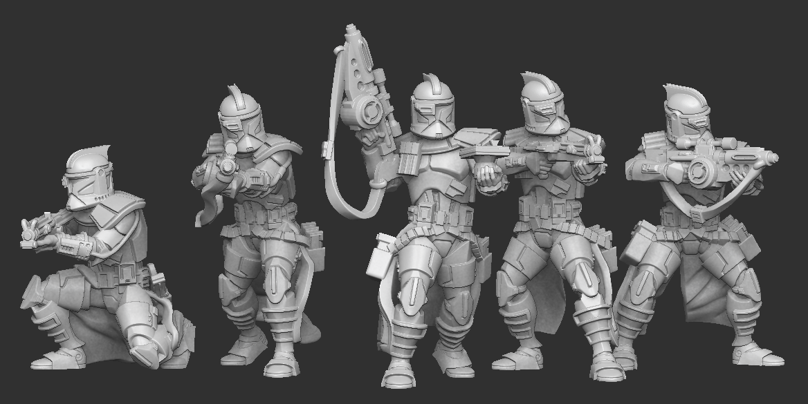 Alpha Class ARC Squad STL