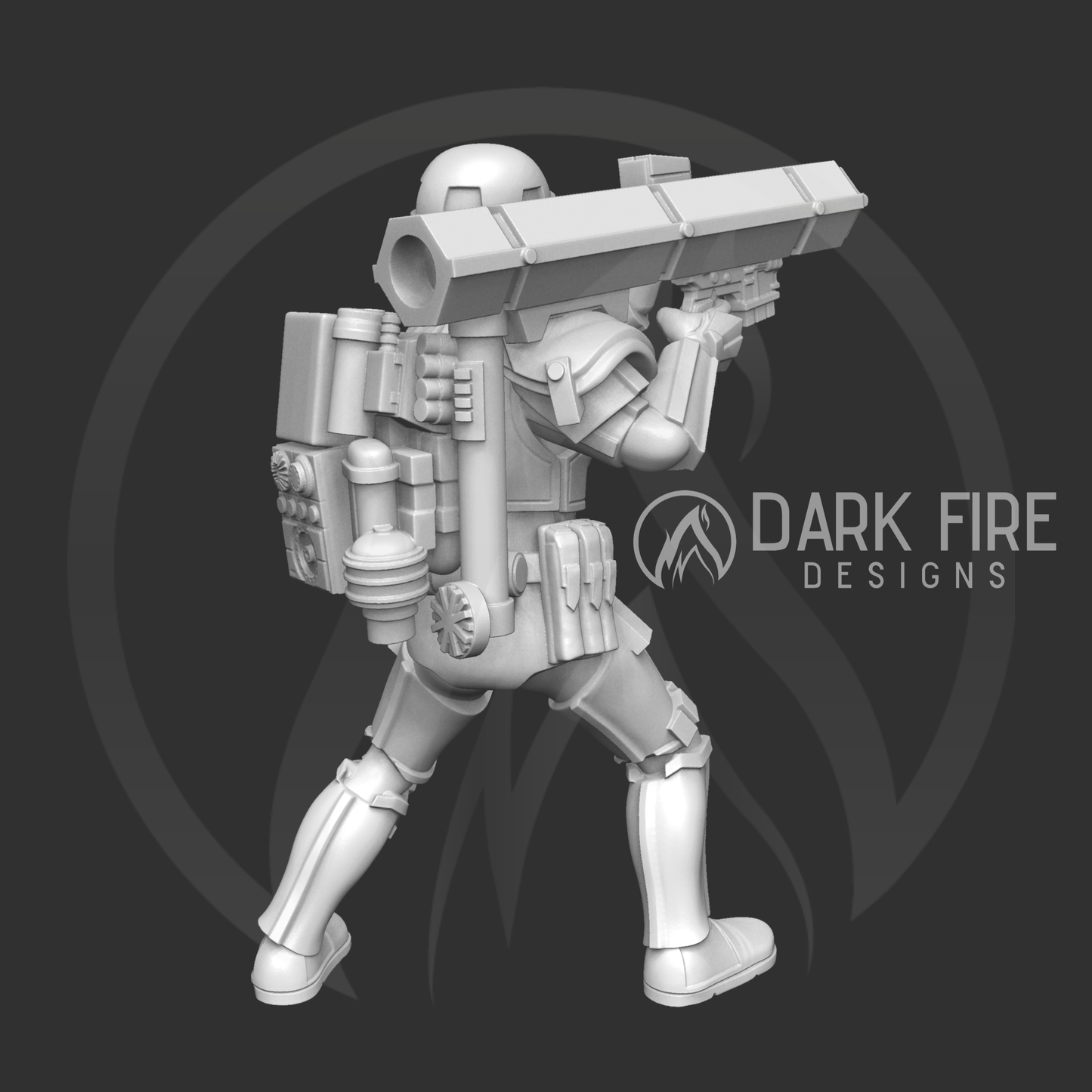 Desert Trooper with Rocket Launcher