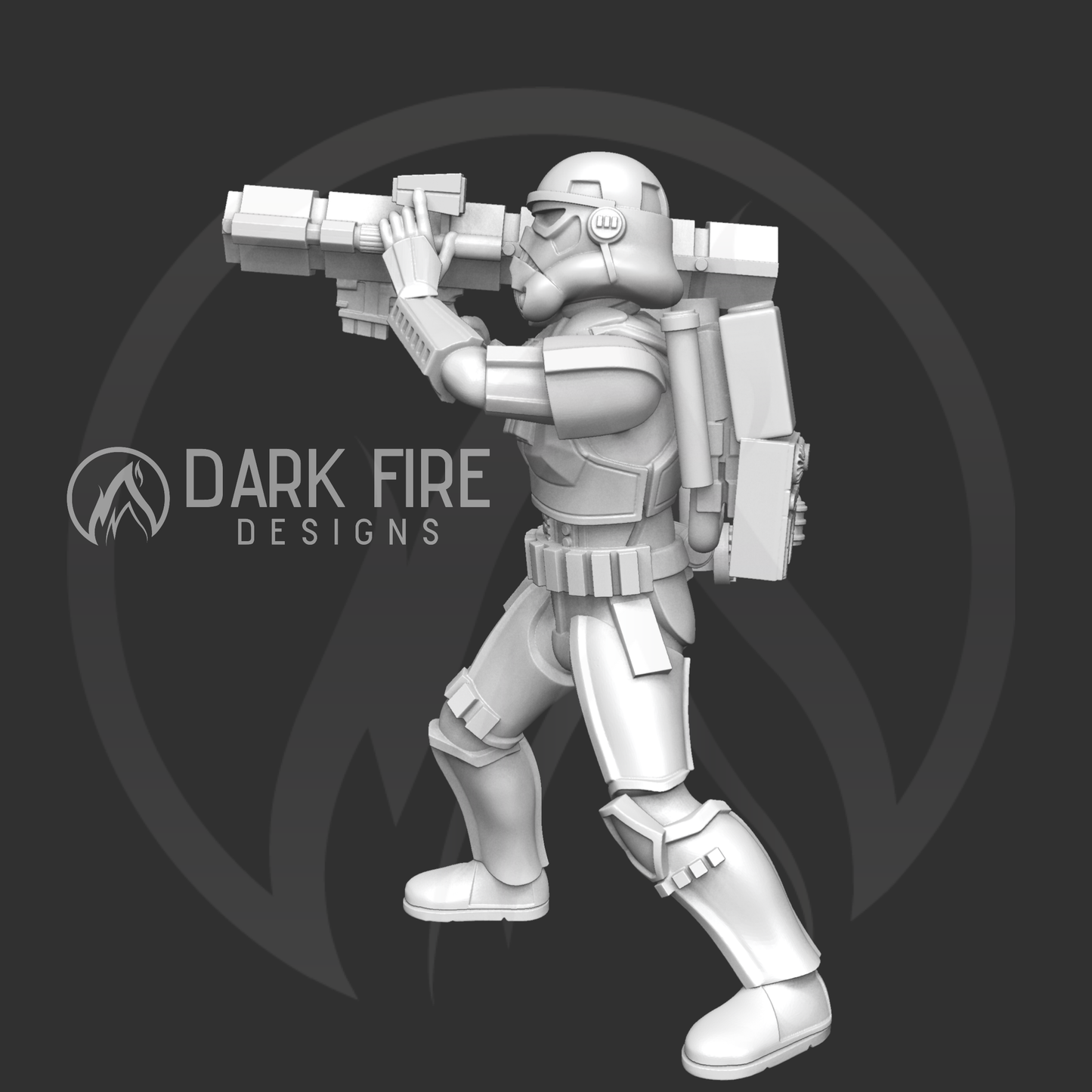 Desert Trooper with Rocket Launcher