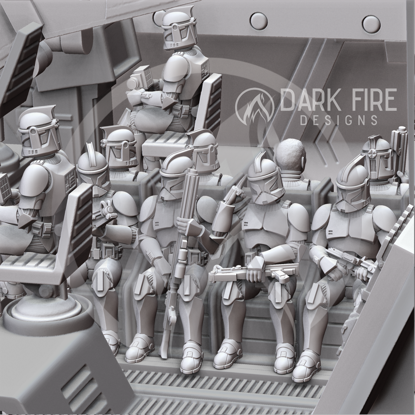 Heavy Republic Walker with Passengers