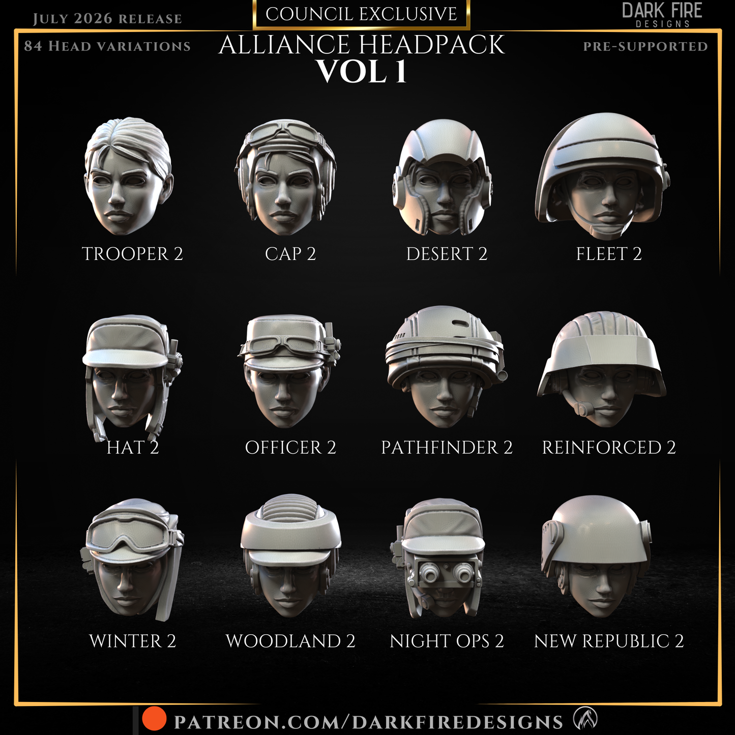 Alliance Head Pack Vol 1