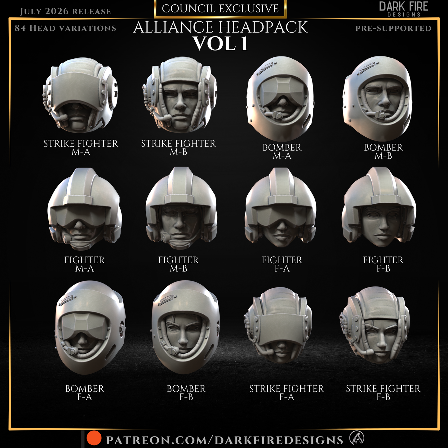 Alliance Head Pack Vol 1
