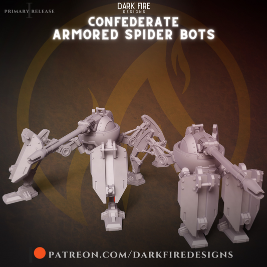 Confederate Armored Spider Bot