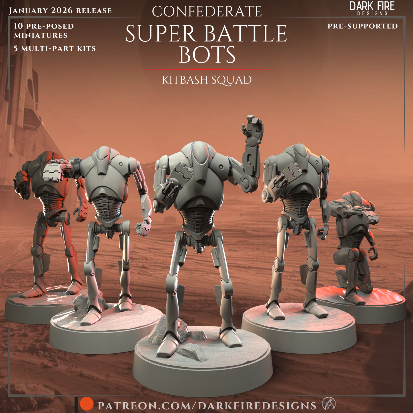 Confederate Super Battle Bots