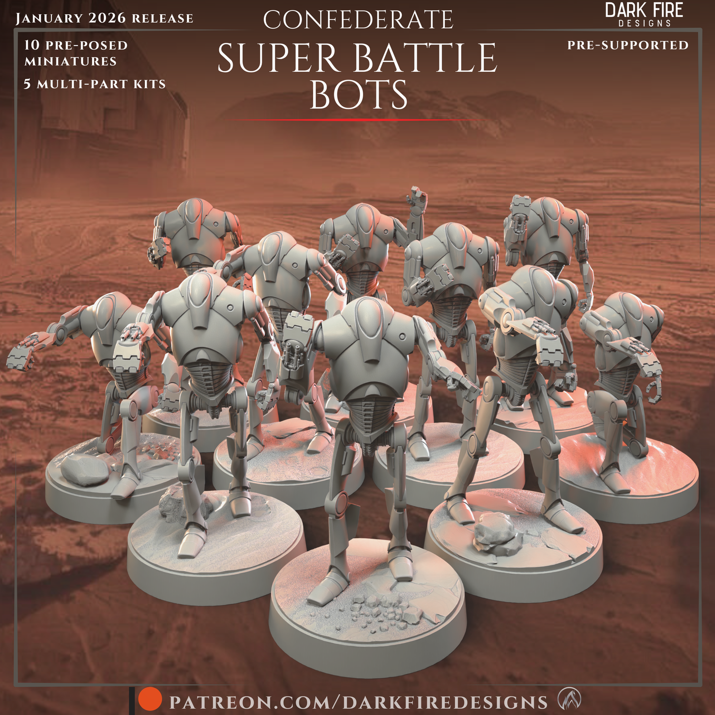 Confederate Super Battle Bots