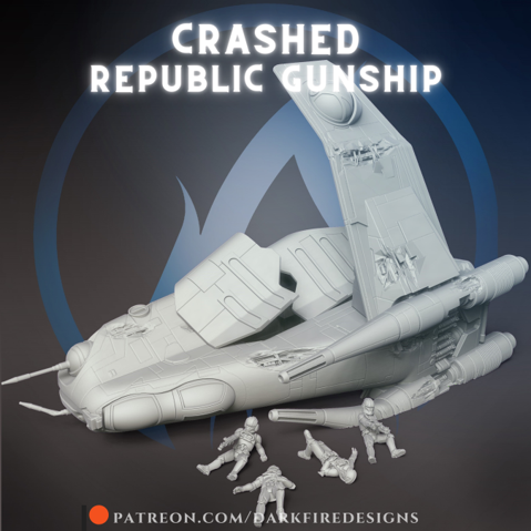 Crashed Republic Dropship