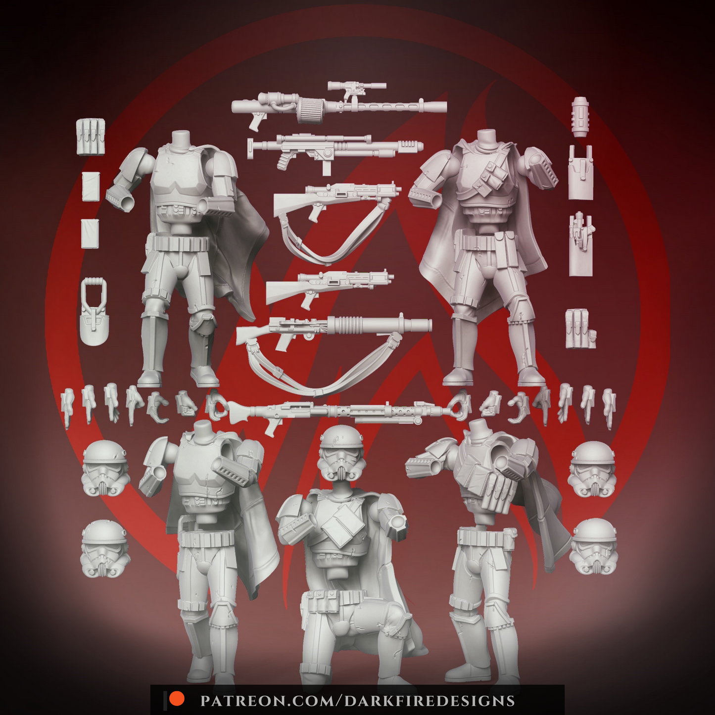 Imperial Heavy Trench Trooper Squad