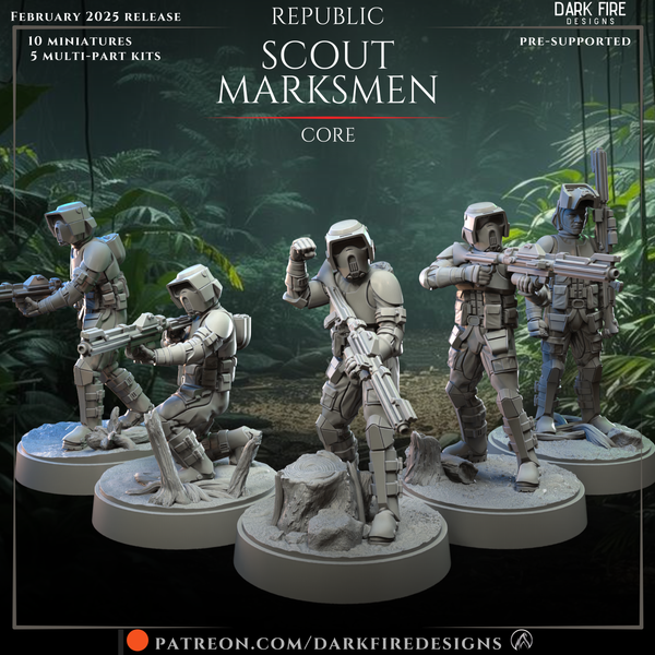 Republic Scout - Marksmen – Dark Fire Designs