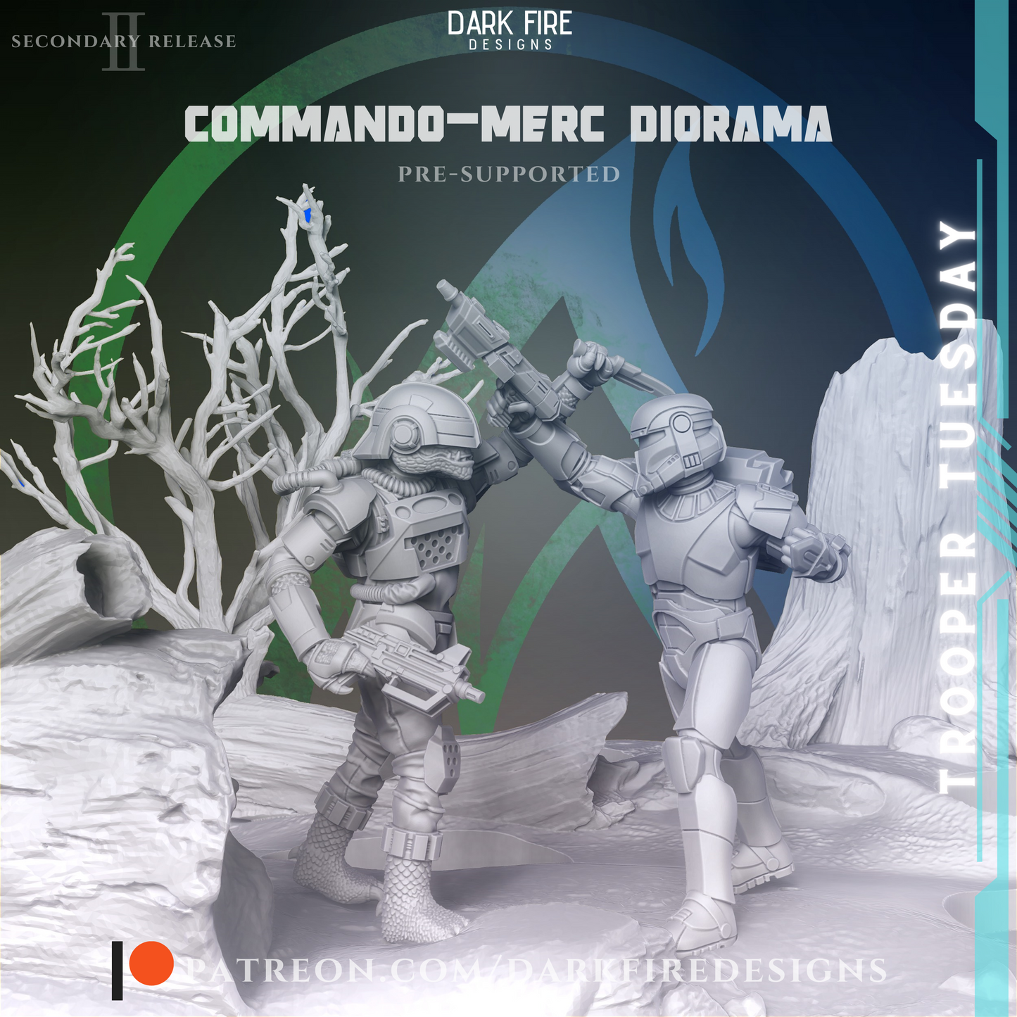 Commando Merc Diorama