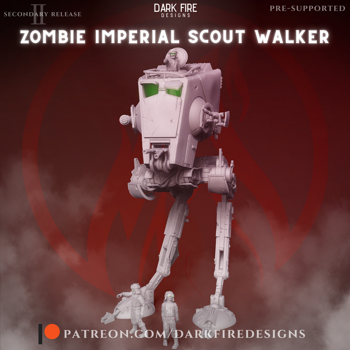 Zombie Rv Walker Zombie Imperial Scout Walker – Dark Fire Designs