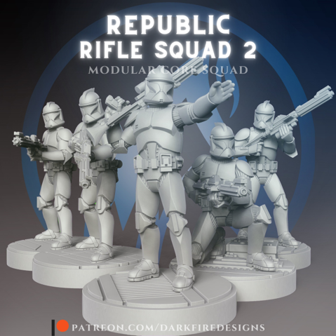 Republic Trooper Rifle Squad