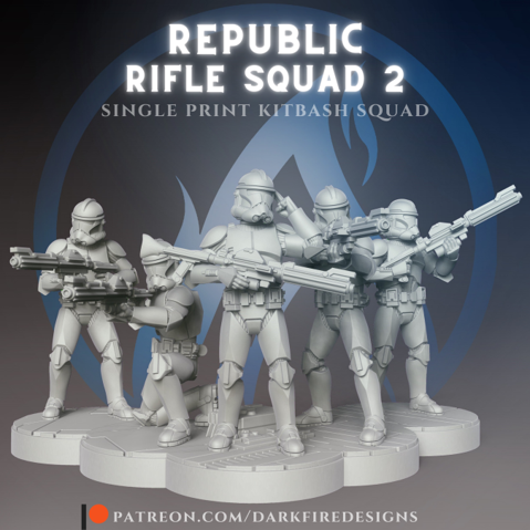 Republic Trooper Rifle Squad