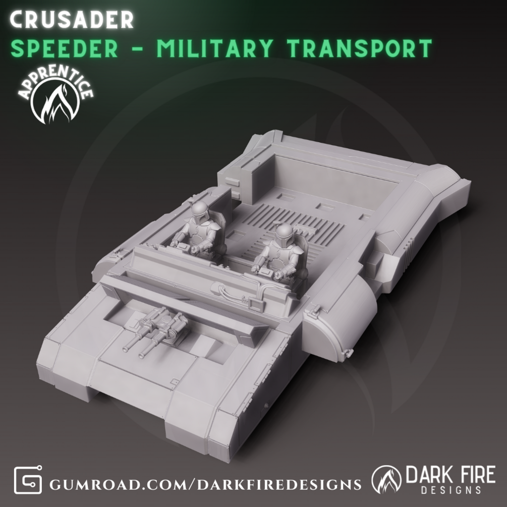 Crusader Speeder - Military Transport