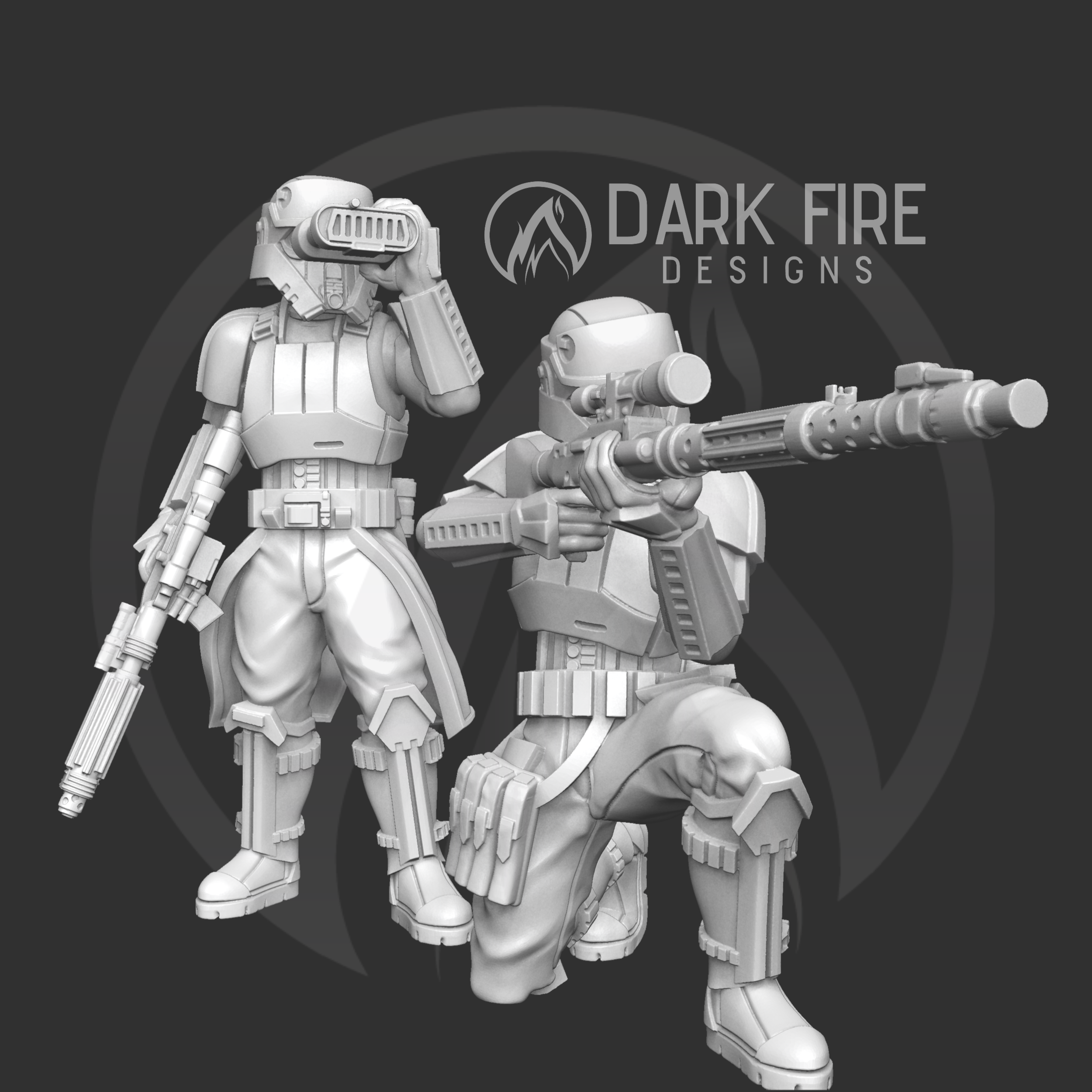 Дарк фир. Star Wars Sniper. Dark Squad. Darkfire - chosen Airborne Captain_@STL_Zone.zip. Fire Legion.