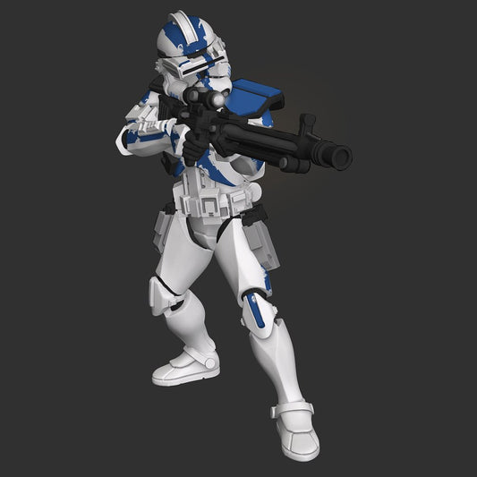 Battlefront Heavy Trooper with Rifle STL