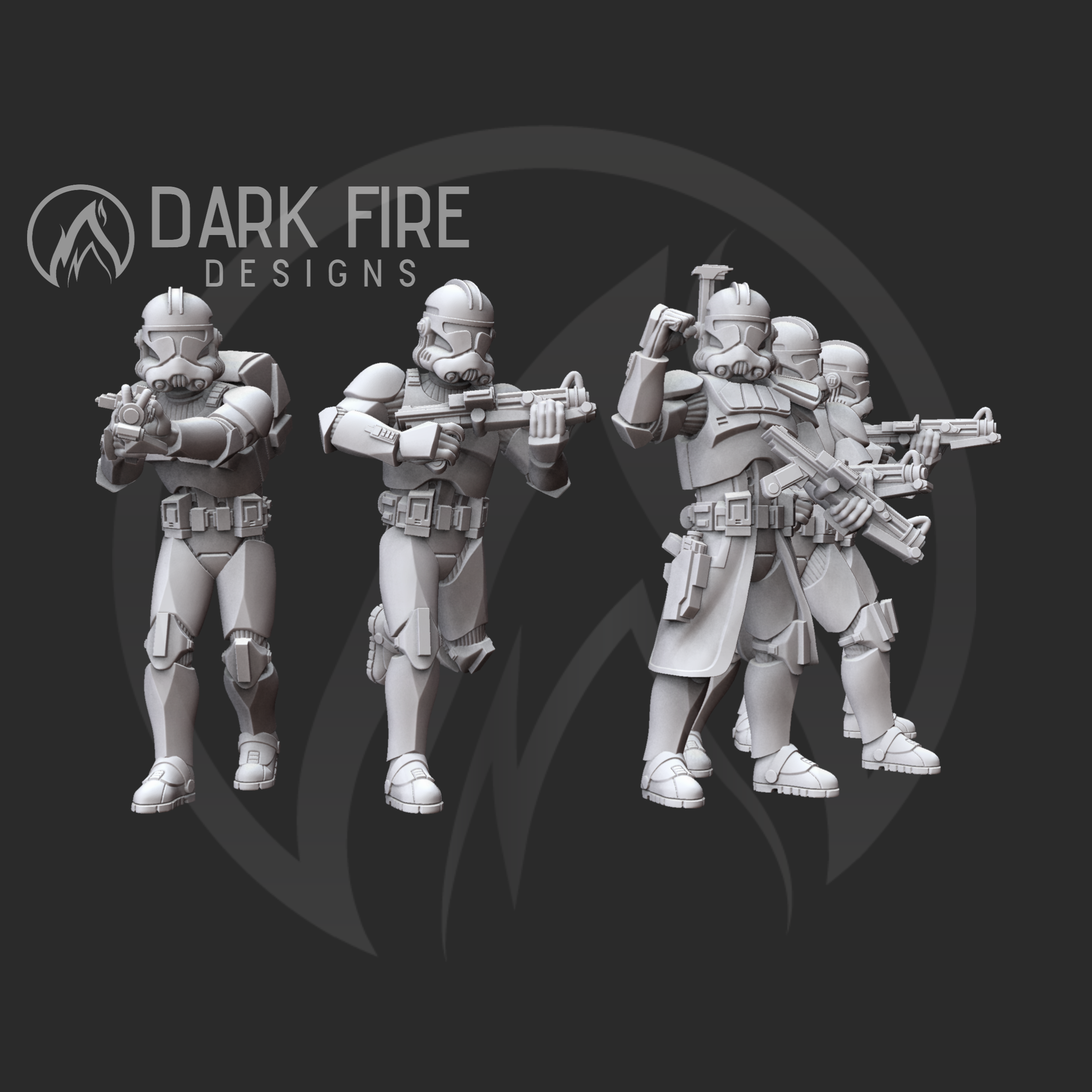 Republic Trooper Squad – Dark Fire Designs